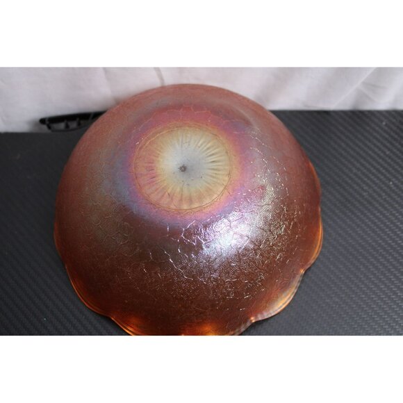 Beautiful Carnival Glass With Unique Textures - Picture 5 of 7